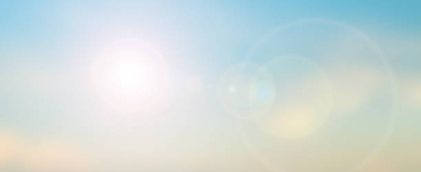 istock abstract blurred beautiful soft blue color sky background with sunlight for design element 1412858882