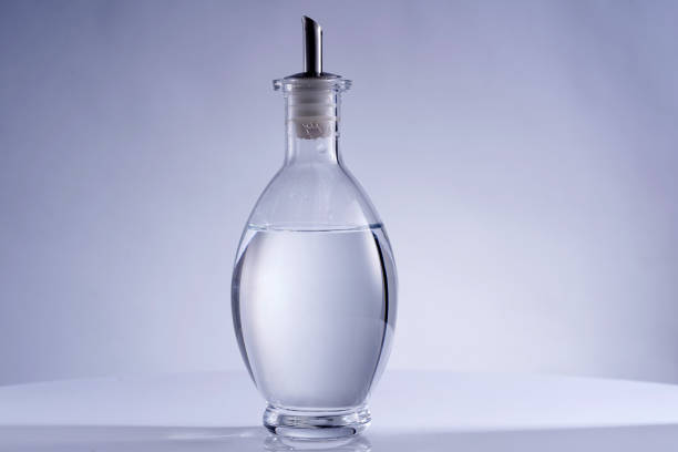 close up bottle of white vinegar