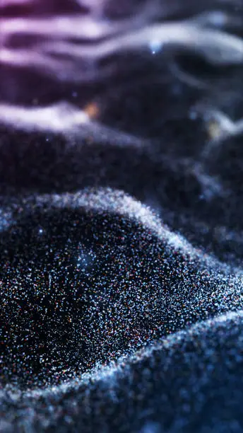 Photo of Vertical, Light red pink blue dust particle background.