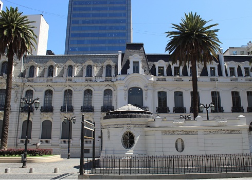 Image of the city center of Santiago de Chile
