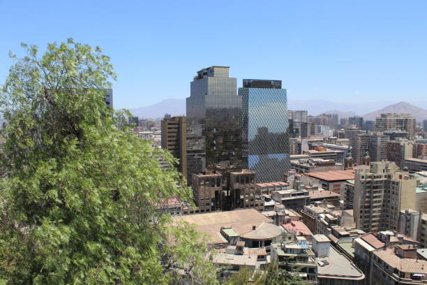 istock Buildings in Santiago 1412869612