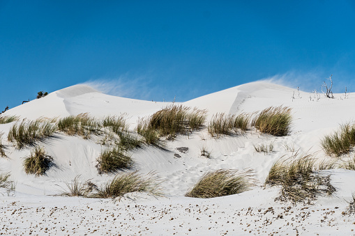 Dune du Pilat at sunrise Pyla-sur-Mer Arcachon France