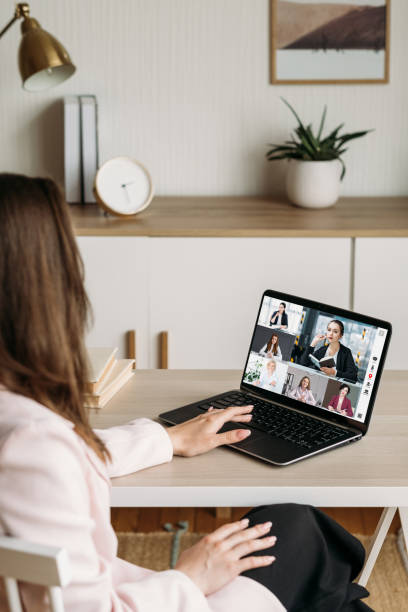 istock video meeting distance management team home office 1412885979