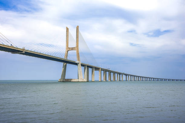 istock Vasco da Gama bridge in Lisbon, Portugal 1412886653