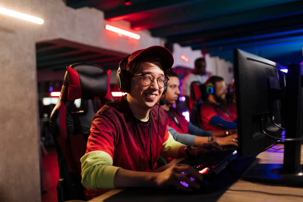 istock A professional gamer smiles 1412888432
