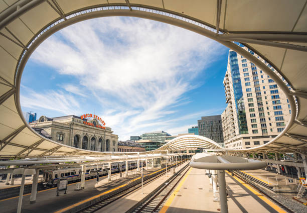 union station w: denver - denver zdjęcia i obrazy z banku zdjęć