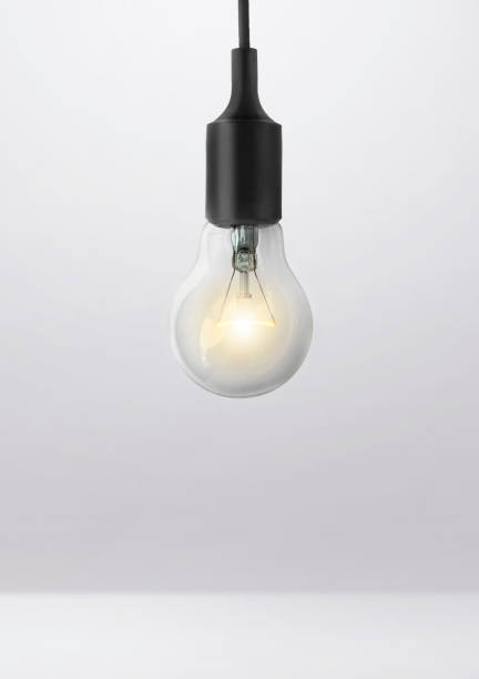 istock Light bulb in room studio for advertising 1412895035