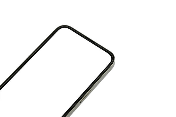 istock Smartphone frameless mockup. Studio shot of Smartphone - Clipping Path 1412895313