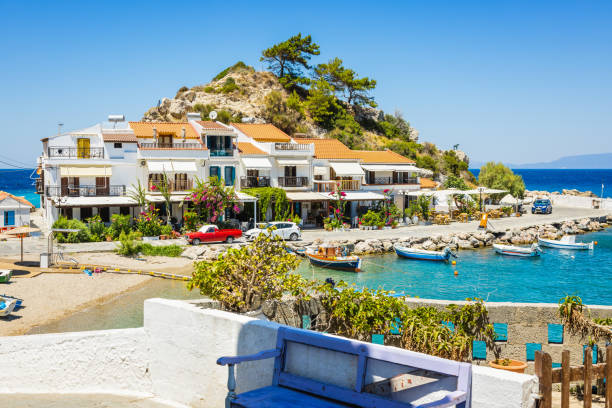 istock Kokkari village, Samos island, Greece 1412912812
