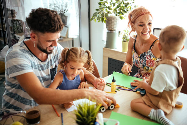 istock Happy moments with kids 1412913740