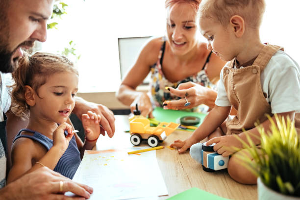 istock Happy moments with kids 1412914750