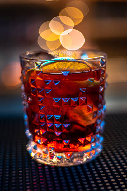istock red cocktail resting on a bar counter 1412920944