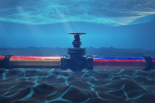 подводный газопровод, соединяющий россию и германию - nord stream стоковые фото и изображения