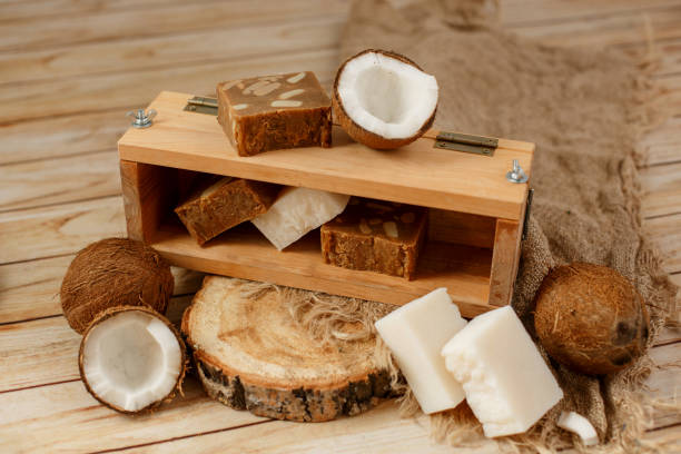 istock Natural handmade coconut soap 1412940998