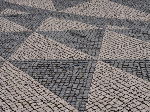 istock Typical street pavement in Lisbon 1412945992
