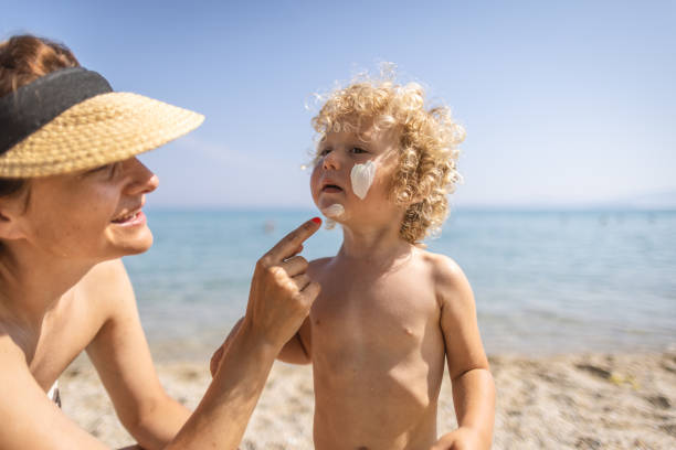 istock Skin care at summer vacation 1412951263