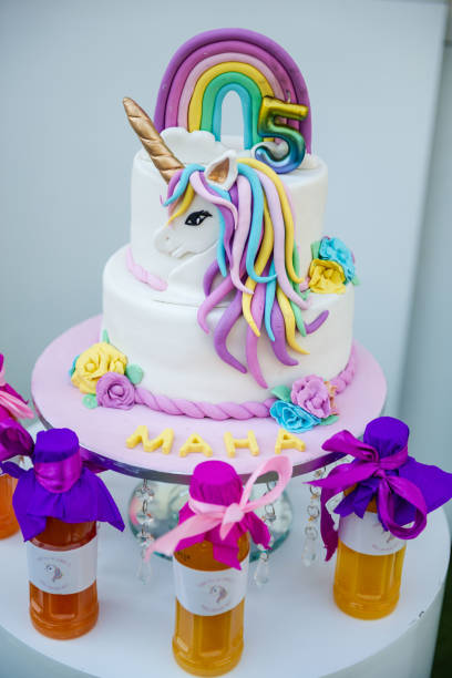 istock colorful unicorn cake design 1412953943