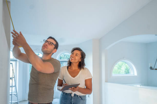 istock Young Couple Doing a Home Renovation 1412959917
