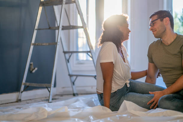 istock Couple Together in Their New Home 1412959931