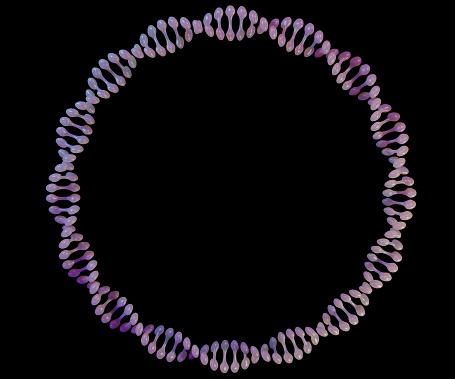 A plasmid is a small circular DNA molecule found in bacteria and some other microscopic organisms 3d rendering