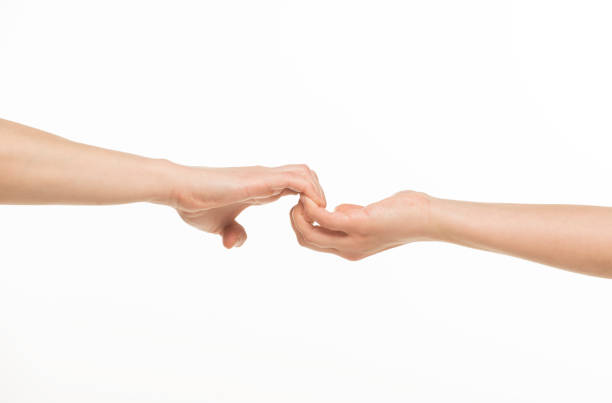 istock hands hold each other cling stop each other on a white background isolated 1412960931