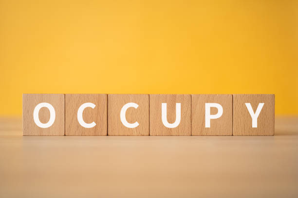 istock Wooden blocks with 
