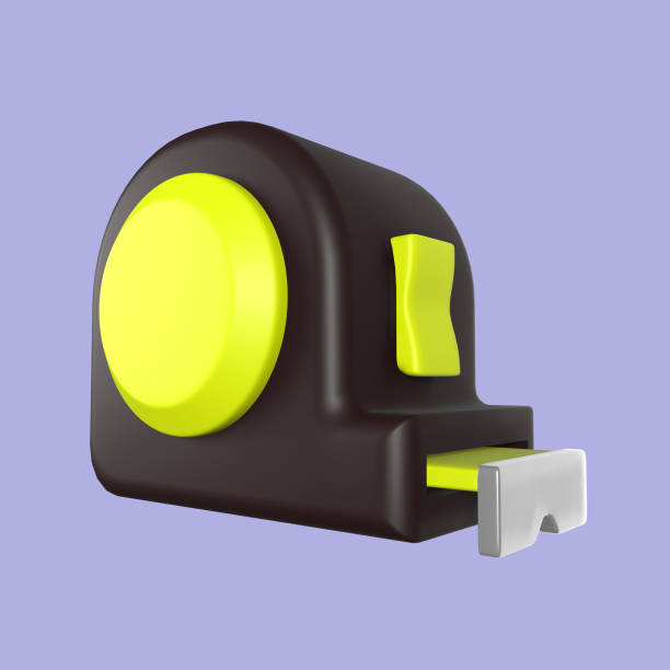 istock 3D Measuring Tape Illustration Side View 1412967446