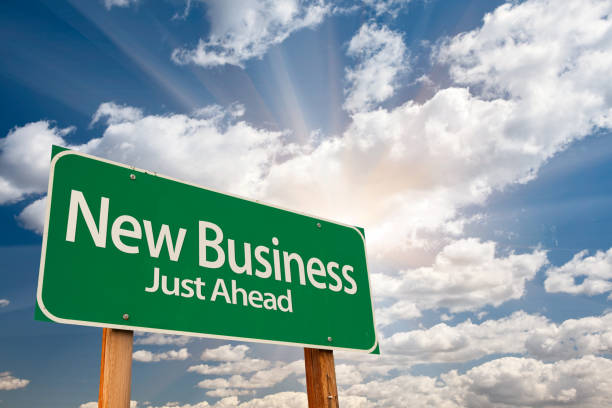 istock New Prospects Green Road Sign Over Sunny Dramatic Clouds and Sky. 1412970213