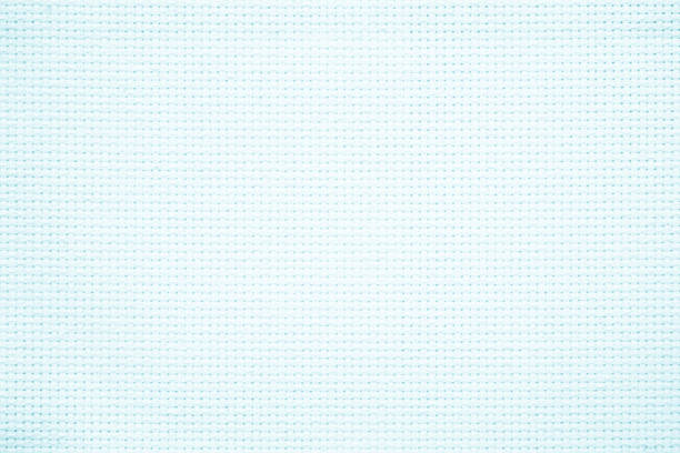 Closeup of blue fabric texture for background. Pattern color blue light denim cloth seamless for tailor garment, natural cotton linen material textile knit artistic in summer. Wale canvas industry.