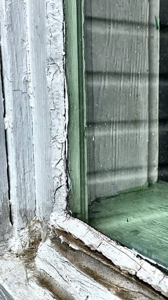 istock Old Weathered Windowsill - stock photo 1412976899
