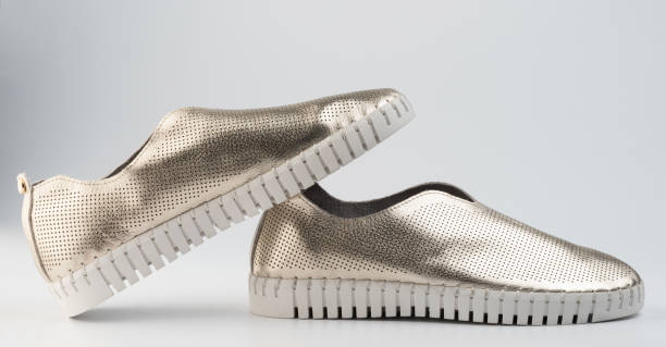 istock Elegant shiny pair shoes 1412979799
