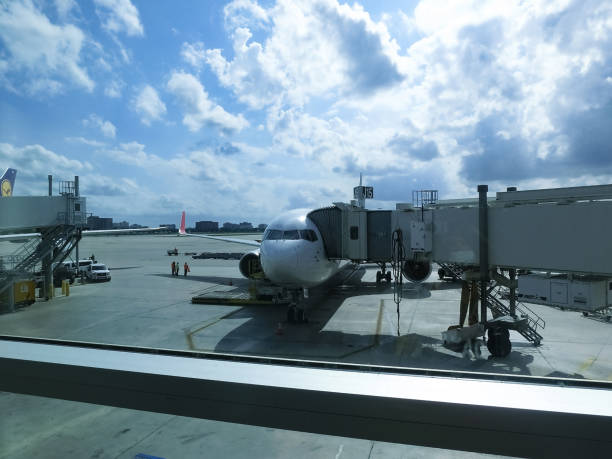 TOKYO, JAPAN - October 17, 2016 - Airplane of Japan Airlines (JAL) at The Tokyo Narita International Airport (NRT) in Japan on October 17 ,2016.