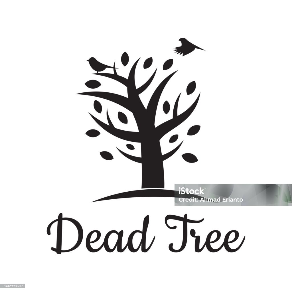 Hình Ảnh Trừu Tượng Logo Dead Tree Và Chim Bay Hình minh họa Sẵn ...