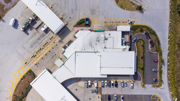 istock Truckstop aerial 1412998157