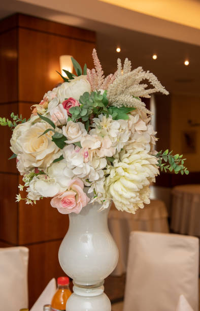 istock floral arrangement at a wedding in Romania 1413002596