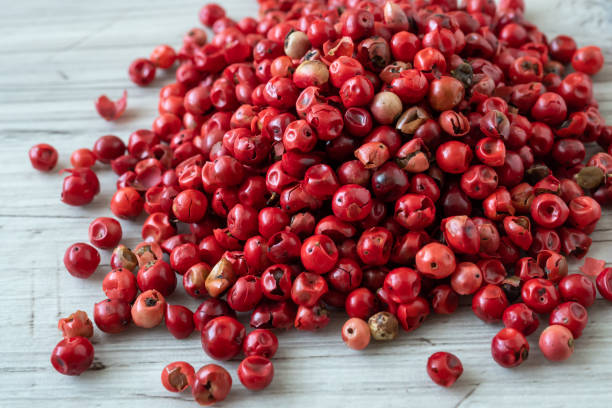 istock Pink or rose brazilian red peppercorns (schinus terebinthifolius) 1413006896