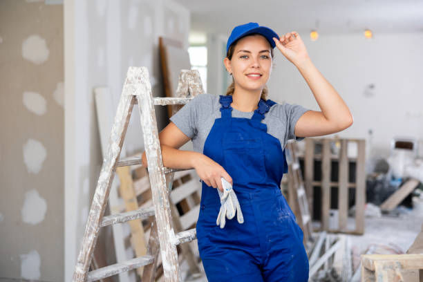 istock Portrait of young woman builder 1413013714