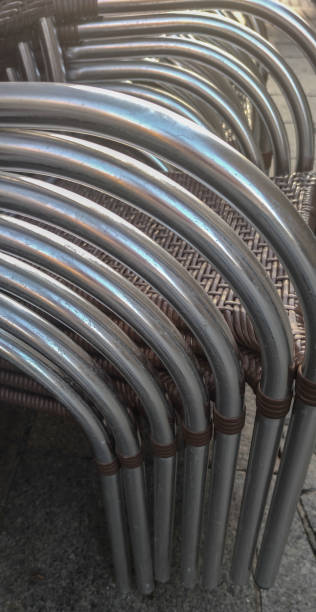 istock Pilled terrace bar chairs 1413016330