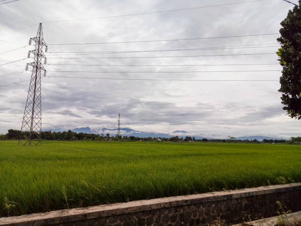 istock View of the sky and fields in the countryside 1413016680
