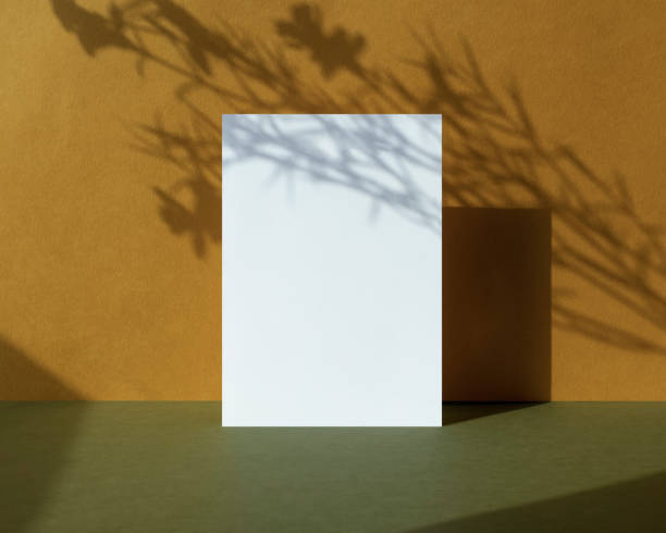 istock Autumn-colored card Mock-up 1413018903