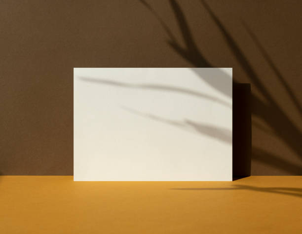 istock Autumn-colored card Mock-up 1413018905