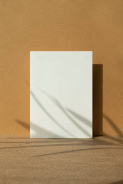 istock Autumn-colored card Mock-up 1413018933
