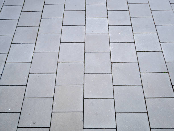 istock Paving slabs in the park. 1413019075