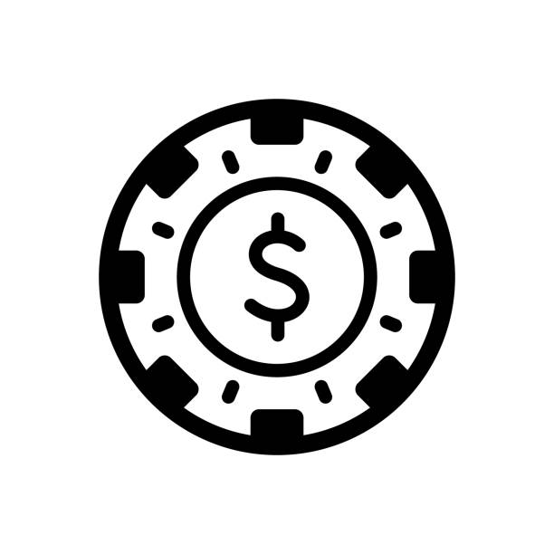 Chip Casino Lucky Roulette Vegas Black Silhouette Pictogram. Poker Circle Chip Glyph Icon. Coin Play Risk Gambling Game Club Flat Symbol. Money Bet Token. Isolated Vector Illustration Chip Casino Lucky Roulette Vegas Black Silhouette Pictogram. Poker Circle Chip Glyph Icon. Coin Play Risk Gambling Game Club Flat Symbol. Money Bet Token. Isolated Vector Illustration. white background dollar sign currency symbol dependency stock illustrations
