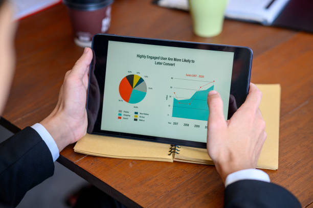 istock Business stats in the form of an app 1413023462