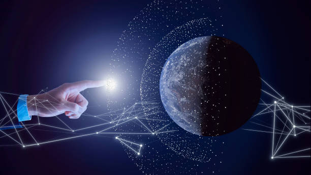 istock Smart city, digital world, Global communication network concept. 6G Business graph. Global business. 1413032776