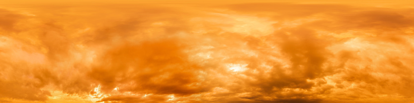 Beautiful orange sunset.