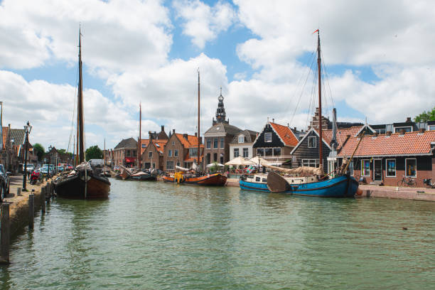 istock The colourfull harbor of Monnickendam, the Netherlands 1413046724