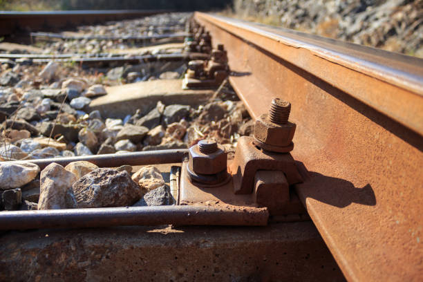 istock Rail road detail 1413046969