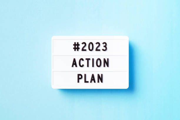 istock 2023 Action Plan Written White Lightbox Sitting On Blue Background 1413056658